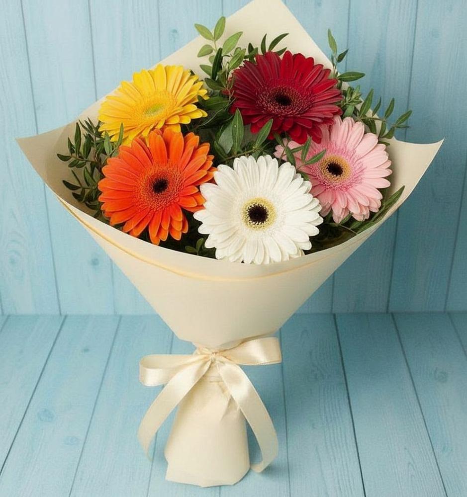 Букет цветов из: Герберы в Сигаево