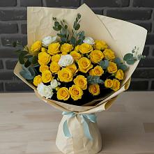 Букет цветов из:  Розы в Сигаево