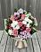 Букет цветов из: Альстромерии, Гвоздики, Розы и Хризантемы в Сигаево