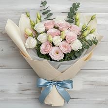 Букет цветов из:  Лизиантусы в Сигаево