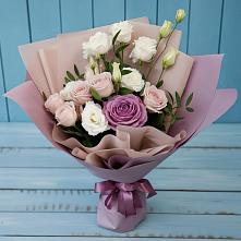 Букет цветов из:  Розы и Лизиантусы в Сигаево