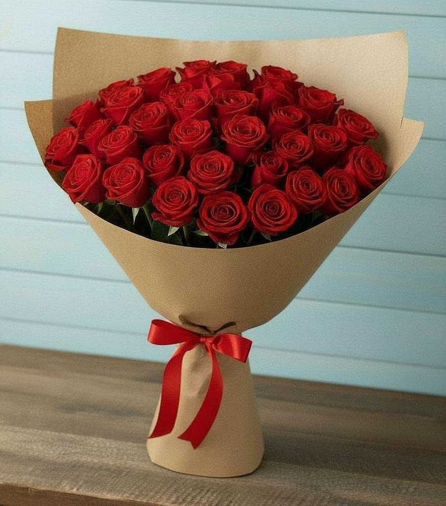Букет Красные розы Милано в Сигаево