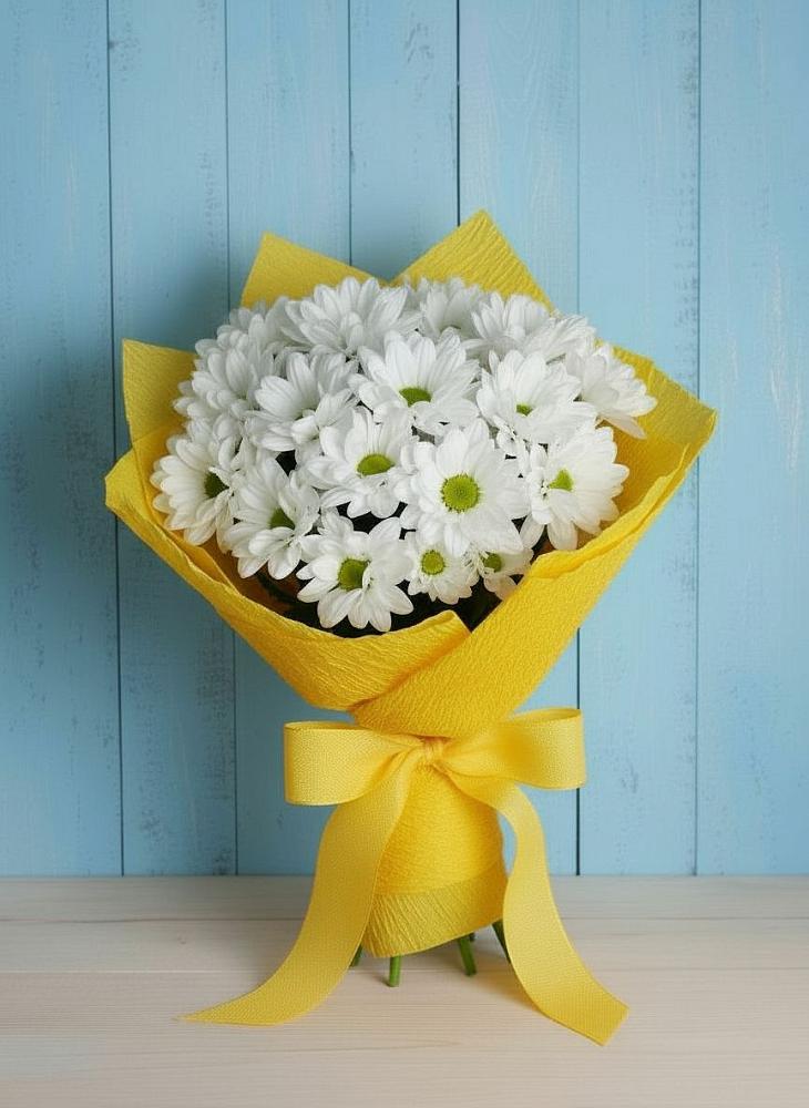 Букет цветов из: Хризантемы в Сигаево