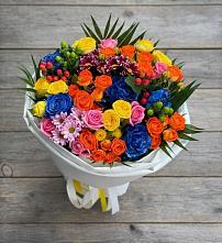 Букет цветов из:  Розы и Хризантемы в Сигаево