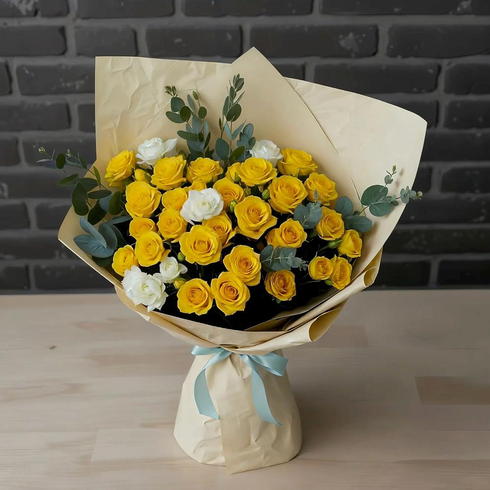 Букет цветов из: Розы в Сигаево