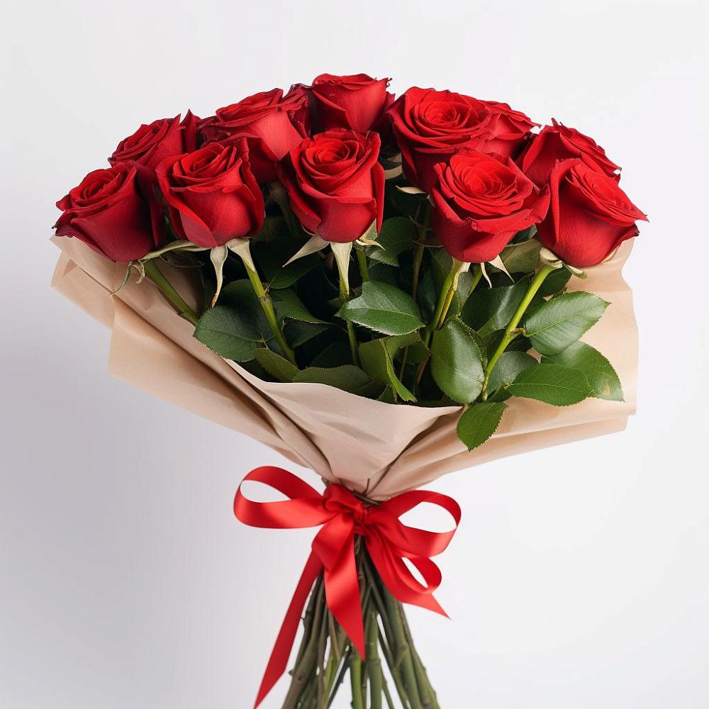 Букет 11 Красных роз Эдлесс Лав в Сигаево